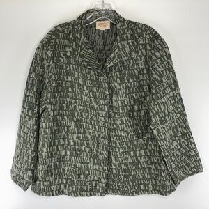 Cameleon Button Up Blazer Shirt Size Small